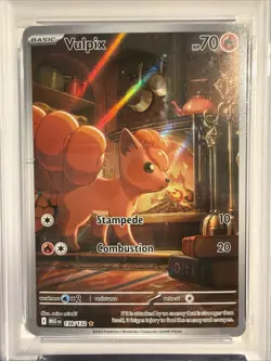 2025 POKEMON MEG EN-MEGA EVOLUTION ILLUSTRATION RARE #138 VULPIX PSA 10 - Image 2