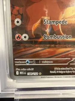 2025 POKEMON MEG EN-MEGA EVOLUTION ILLUSTRATION RARE #138 VULPIX PSA 10 - Image 3