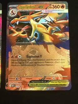 Pokemon Charizard Lot - Mega Charizard X 13/94 + 2 x Mega Charizard Y Promo - Image 5