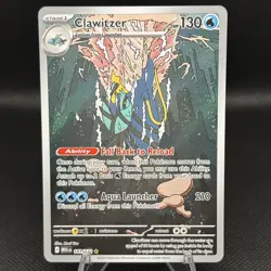 Pokemon Clawitzer MEG 141/132 Illustration Rare Secret Rare Mega Evolutions NM - Image 1