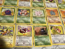 1st Edition Jungle Pokemon Card Lot 39 Total Cards All 1st Editions - Image 3