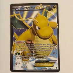 Pokemon Dragonite EX Ultra Rare Holo 108/111 Evolutions Card - Image 1