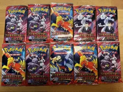 10x Lot Pokemon TCG Destined Rivals Loose Booster Packs New & Factory Sealed - Image 1