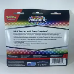 PRISMATIC EVOLUTIONS TECH STICKER COLLECTION LEAFEON POKEMON TCG BLISTER PACK - Image 5