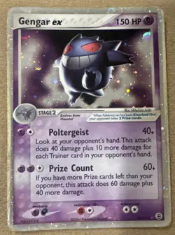 2004 Fire Red Leaf Green Gengar EX Holo Foil Rare 108/112 Pokemon HP / MP - Image 1