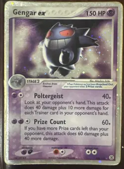 2004 Fire Red Leaf Green Gengar EX Holo Foil Rare 108/112 Pokemon HP / MP - Image 4