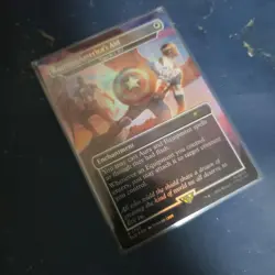 Captain Americas Aid Sigardas Aid FOIL Secret Lair Card Magic The Gathering - Image 1