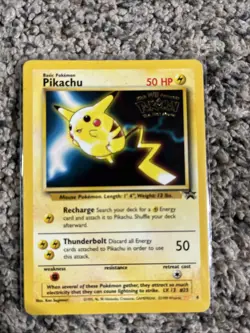 Pikachu Black Star Promo 1 WOTC 1999 Pokemon Card Vintage Movie Promo - Image 1