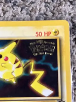 Pikachu Black Star Promo 1 WOTC 1999 Pokemon Card Vintage Movie Promo - Image 2