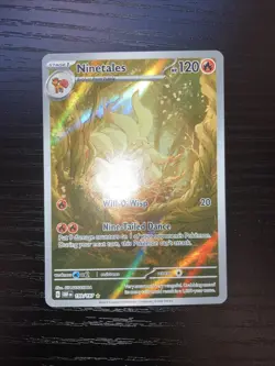 Ninetales 199/197 Obsidian Flames Holo Illustration Rare Pokemon English OBF NM - Image 2