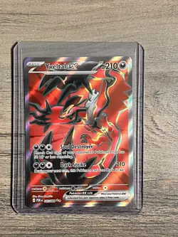 Pokemon Yveltal EX Full Art Ultra Rare Holo Card XY 105/146 2014 - Image 1