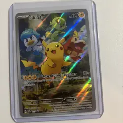 Pokemon 2023 Pikachu SVP #027 Paldea Evolved ETB Promo Card - English - Image 1