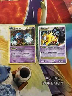 Vintage Pokemon Card Lot Holo Giratina Fire - Image 1