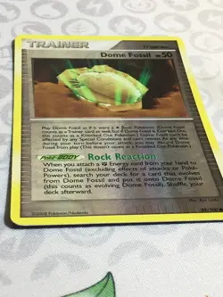 D1416 POKEMON TCG MAJESTIC DAWN DOME FOSSIL 89 HP REVERSE HOLO C - Image 2