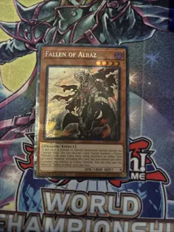 (EY) YuGiOh Fallen of Albaz RA01-EN021 1st Ed Prismatic Collectors Rare VLP - Image 1