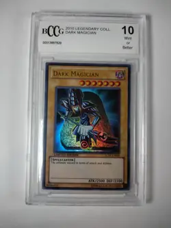 Yu-Gi-Oh Dark Magician 2010 Legendary Collection BCCG Graded 10 Limited Edition - Image 2