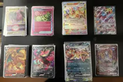 Pokemon Bulk Lot 370+ Ex ,V ,VSTAR, VMAX , & ACE Cards ENG/JPN All Penny Sleeved - Image 1