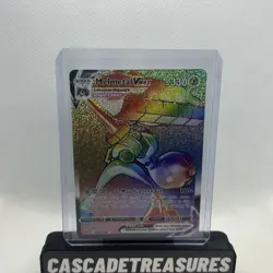 Pokemon Card - Melmetal VMAX Pokemon GO 080/078 Secret Rare SWSH Rainbow Holo - Image 1