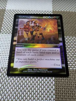 Magic The Gathering Coalition Victory First Edition Foil Collectors Card - Image 1
