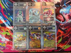 Graded Pokemon Card Lot 9 EX, VSTAR, Mega Latias, Heracross - Image 1