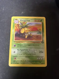 POKEMON CARD Jungle EXEGGUTOR Pokemon Card 35/64 - Image 1