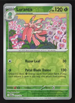 Lurantis Uncommon SV10: Destined Rivals 014/182 NM Pokemon Card Reverse Holo - Image 1