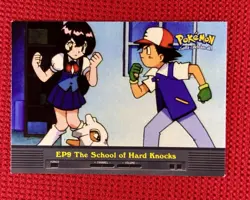 2000 Topps Blue Logo Pokemon Card EP9 The School of Hard Knocks NM - Image 1