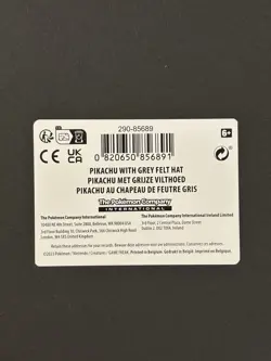 Pikachu With Grey Felt Hat Van Gogh Museum Pokemon Promo Card *INSERT ONLY* NM D - Image 2