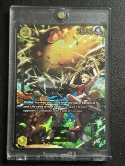 Zeus OP11-106 SP ADVENTURE ON KAMI'S ISLAND EB04 ONE PIECE Card ENGLISH NM - Image 2