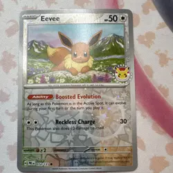 Pokemon Day Eevee Promo Reverse Holo Card 074/131 Sv Prismatic Evolutions HP 50 - Image 1