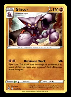 Pokemon TCG: Sword & Shield - Lost Origin Trading Card - Gliscor - 096/196 - Image 1