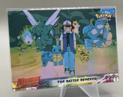 The Battle Renewed #32 1999 Topps Pokemon the First Movie Topps Card - Image 1