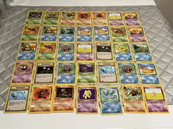 Pokemon Fossil 1st Edition Lot 35 Cards Hypno Articuno Slowbro 1999 WOTC - Image 1