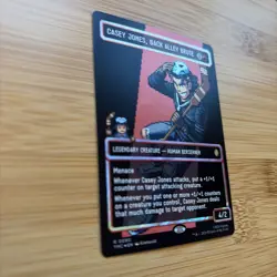 MTG TMNT Casey Jones, Back Alley Brute Borderless Surge Foil Pixel 0090 - Image 3