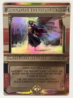 Hazoret the Fervent NM Masterpiece Series: Amonkhet Invocations 027/054 MTG Foil - Image 1