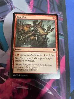 MTG - GUT SHOT - COMMON - MM2 - NM - Image 1