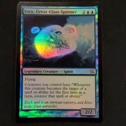 MtG Big Glass Spinning Kira Bok Foil English Card - Image 1