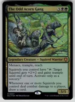 The Odd Acorn Gang Foil M Commander: Bloomburrow 7 NM - Image 1