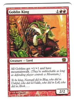 Magic The Gathering MTG - Eighth Edition 8ED 2003 - #190 Goblin King NM x2 - Image 4