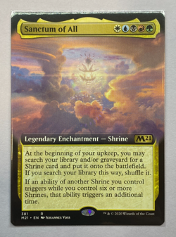 MTG - Core Set 2021 - Sanctum of All - Extended Art - NM - Image 1