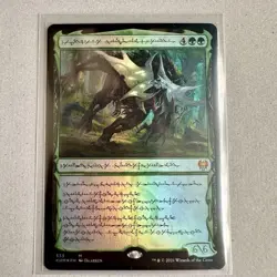 Foil Phyrexian Giant Marauder Volinklex Mythic Magic Card Collectible - Image 1