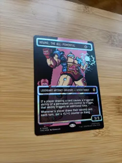 MTG Krang, the All-Powerful Borderless Surge Foil 0086 TMNT TMC NM - Image 2