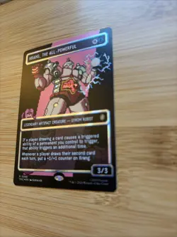 MTG Krang, the All-Powerful Borderless Surge Foil 0086 TMNT TMC NM - Image 3