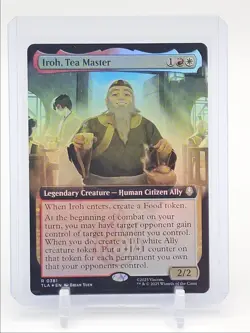 IROH, TEA MASTER 2025 MTG AVATAR: THE LAST AIRBENDER RARE FOIL 2/2 Q6016 - Image 1