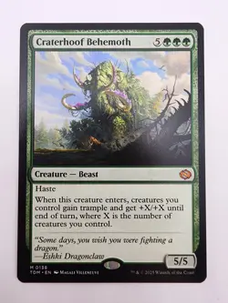 Craterhoof Behemoth Tarkir: Dragonstorm • Regular MTG - Image 1