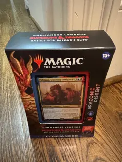 MTG Commander Legends D&D Battle for Baldur's Gate Draconic Dissent box new - Image 1