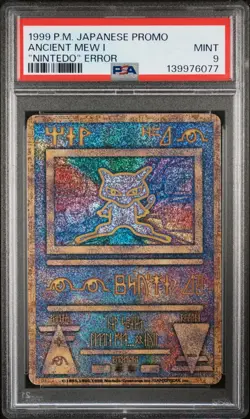 (In Vault) PSA 9 - Nintedo Error, Ancient Mew - 1999 POKEMON PROMO - Image 1