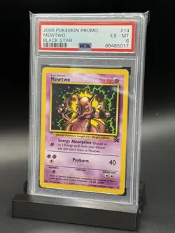 Mewtwo Black Star Pokemon Promo Black Star 14 NM PSA 6 - Image 1