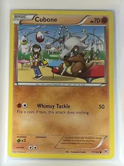 Cubone 77/162 XY: Breakthrough Common Non Holo Lightly Played - Image 1