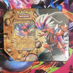 Pokemon Scarlet & Violet Paldea Evolved Koraidon Promo Tin Box Sealed - Image 1